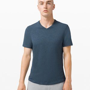 Lululemon 5 Year Basic V T-Shirt Blue Size M EUC